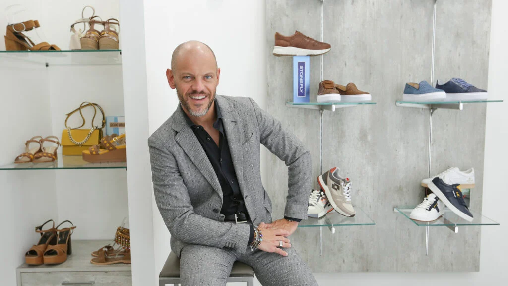 Salvatore Ninni nel suo fashionstore